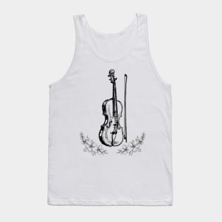 Cello and bow Tank Top